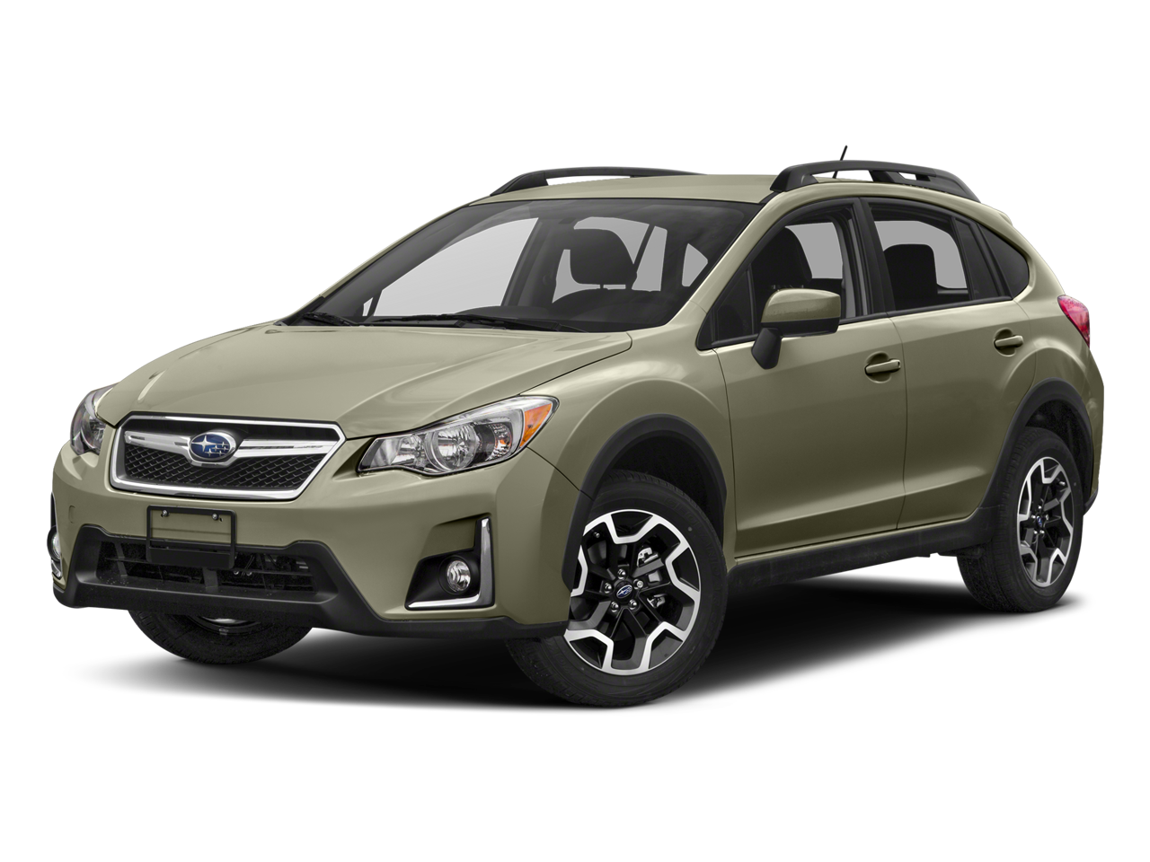 2017 Subaru Crosstrek Premium in Desert Khaki — front three-quarter view