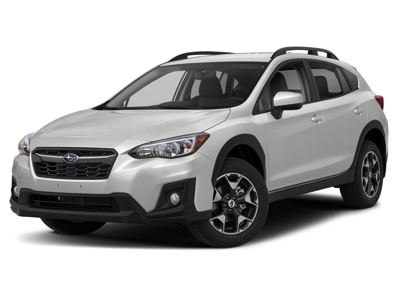2018 Subaru Crosstrek Premium in Crystal White Pearl — front three-quarter view
