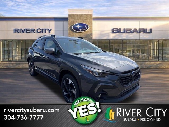 2026 Subaru CROSSTREK Limited in Magnetite Gray Pearl — front three-quarter view