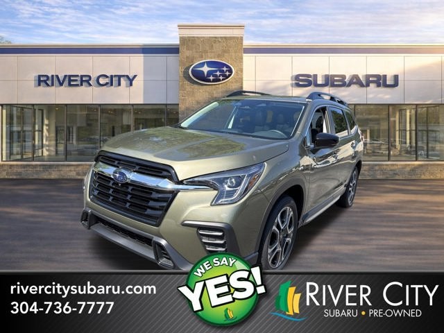 2026 Subaru ASCENT Limited 7-Passenger in Autumn Green Metallic — front three-quarter view