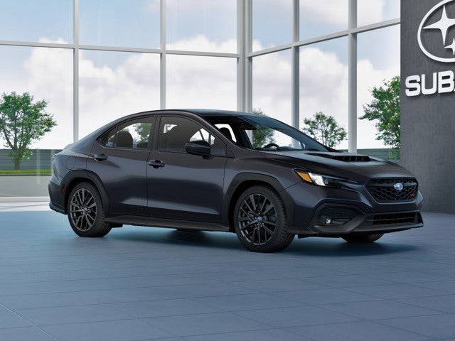 2026 Subaru WRX Premium in Magnetite Gray Metallic — front three-quarter view