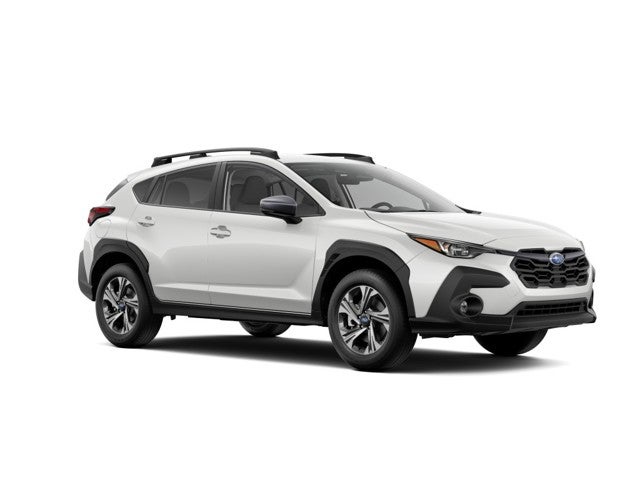 2025 Subaru Crosstrek Premium in Crystal White Pearl — front three-quarter view