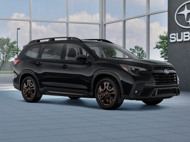 2026 Subaru ASCENT Limited Bronze Edition 7-Passenger in Crystal Black Silica — front three-quarter view